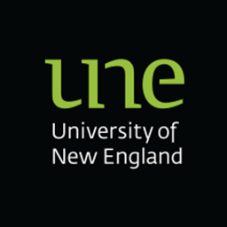 Logo University of New England (UNE), Australia