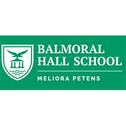 small logo balmoral hall school, canada