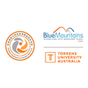 small logo blue mountains international hotel management school suzhou, china