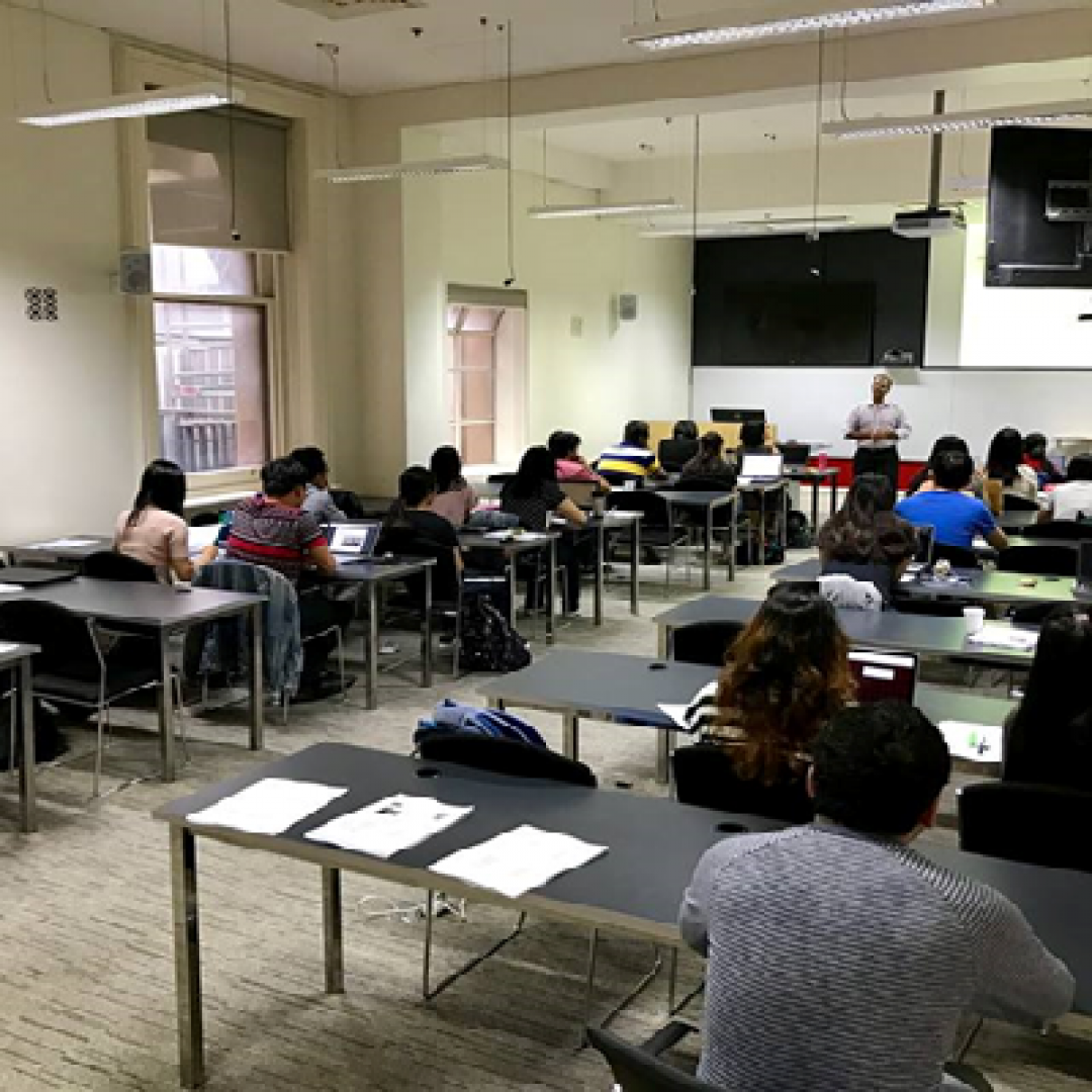classroom at carnegie mellon university, australia